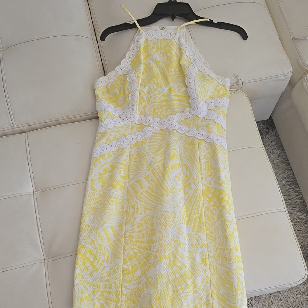 Lilly Pulitzer Yellow Halter Sundress for Weddings